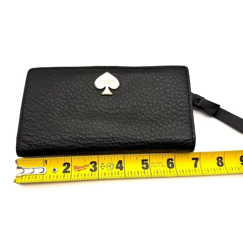 Kate Spade Stacy Leroy Street Wallet Black Pebble Leather WLRU1894 - Picture 11 of 16